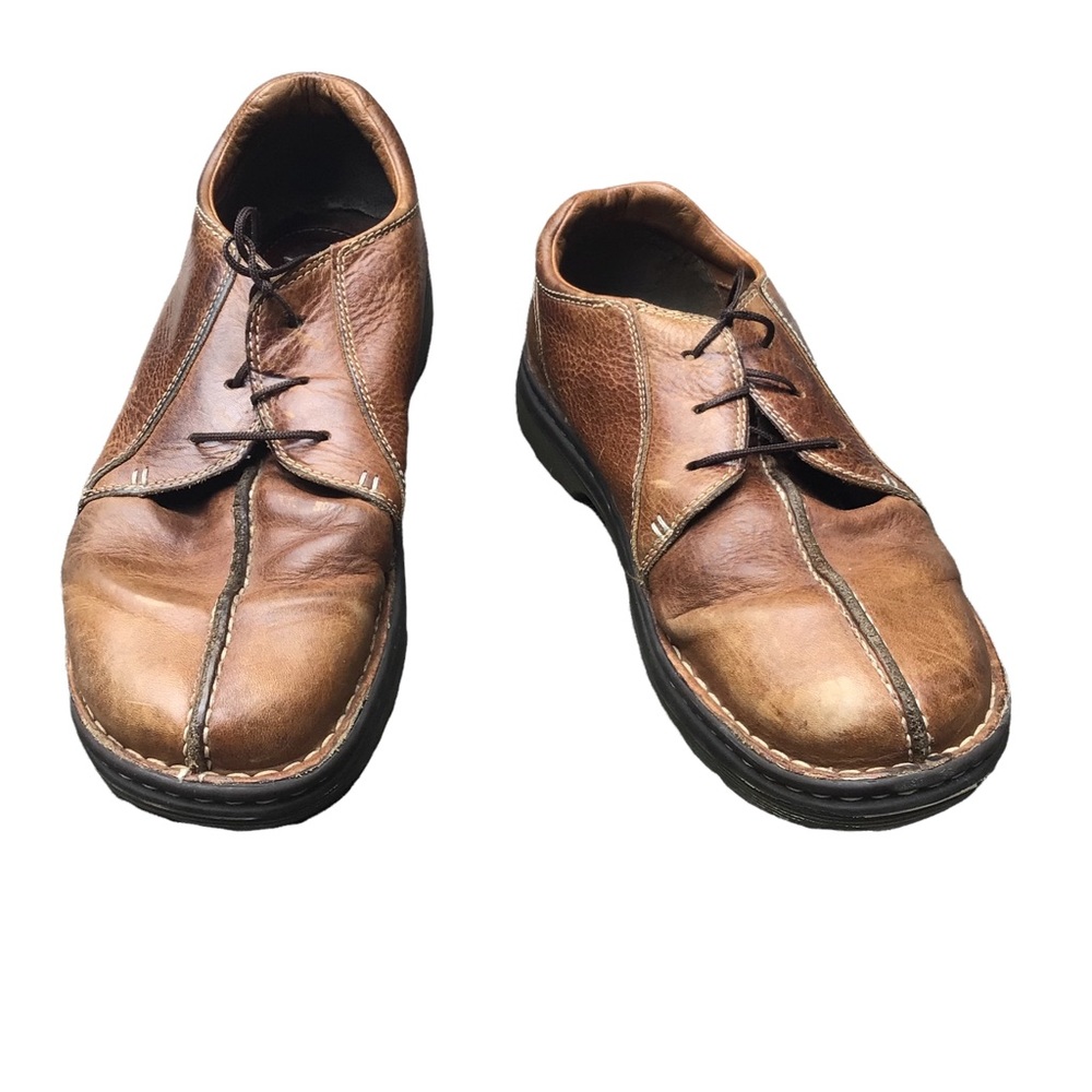 Dr Martens Men’s Split Toe Casual Oxford Shoe, Brown, Size 10, Good used cond